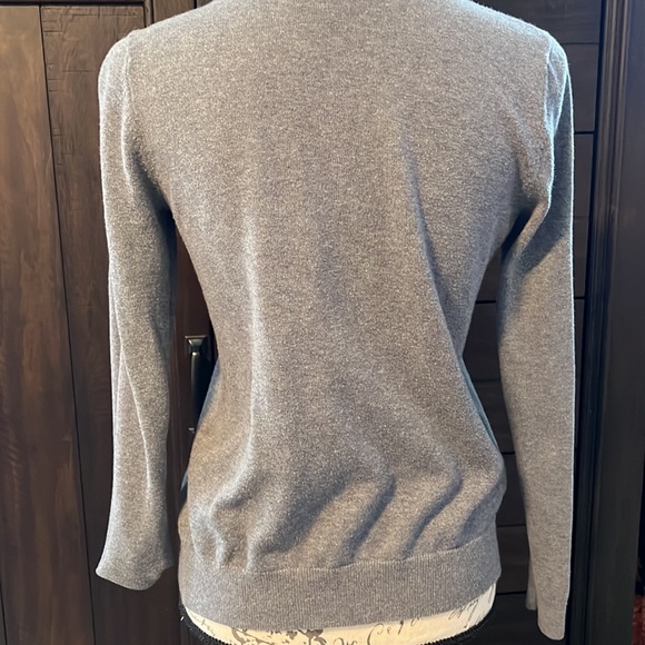 Ann Taylor loft gray cardigan - Picture 6 of 8